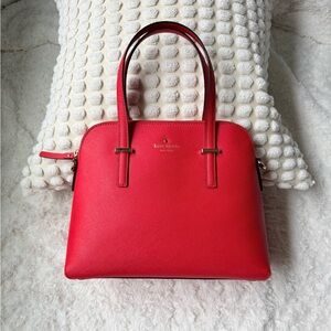 Kate Spade Cedar Street Maise Satchel - Cherry Liquer